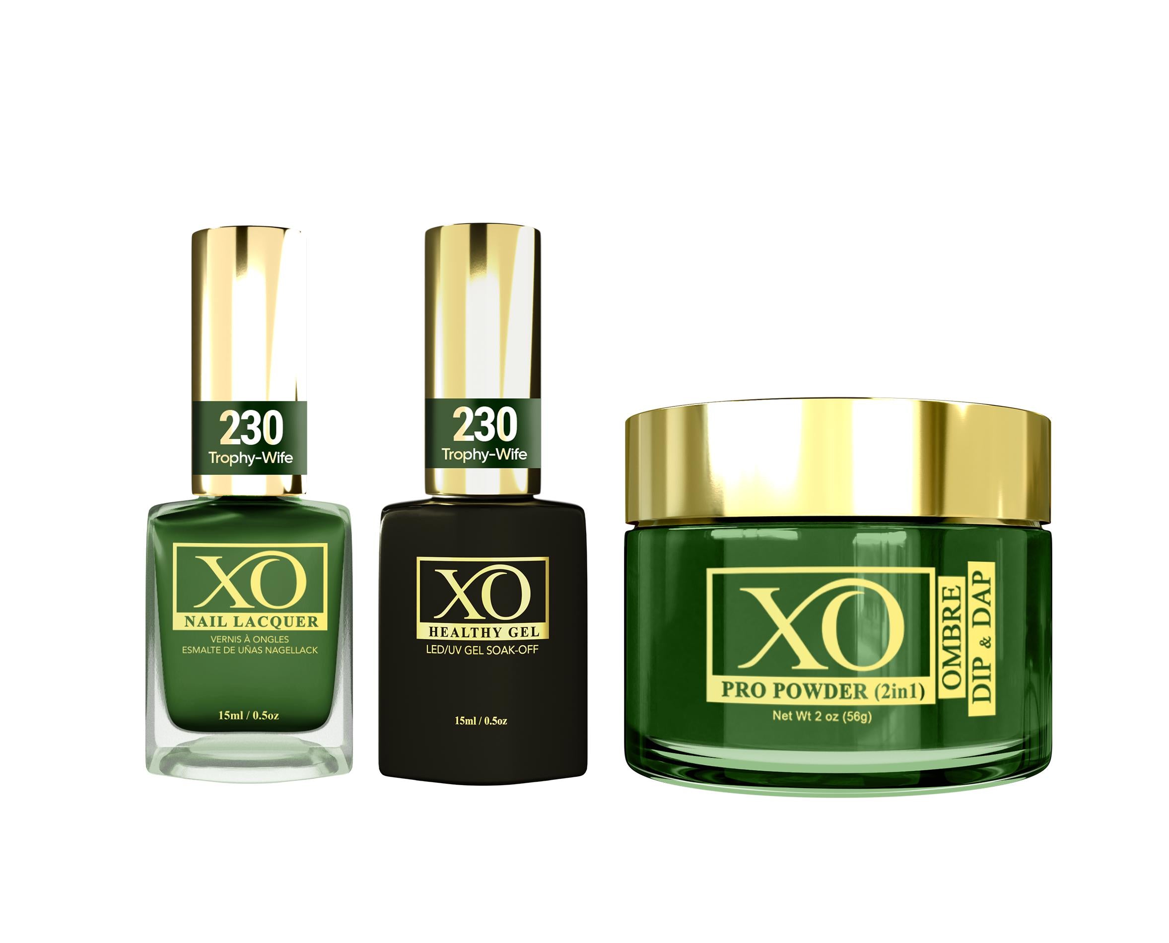 XO 4in1 (Acrylic & Dip, Gel & Lacquer) - Trophy-Wife - 230-XO- Nail Supply American Gel Polish - Phuong Ni