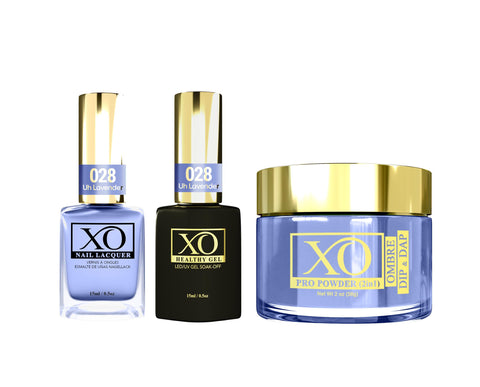 XO 4in1 (Acrylic & Dip, Gel & Lacquer) - Uh Lavender - 028-XO- Nail Supply American Gel Polish - Phuong Ni