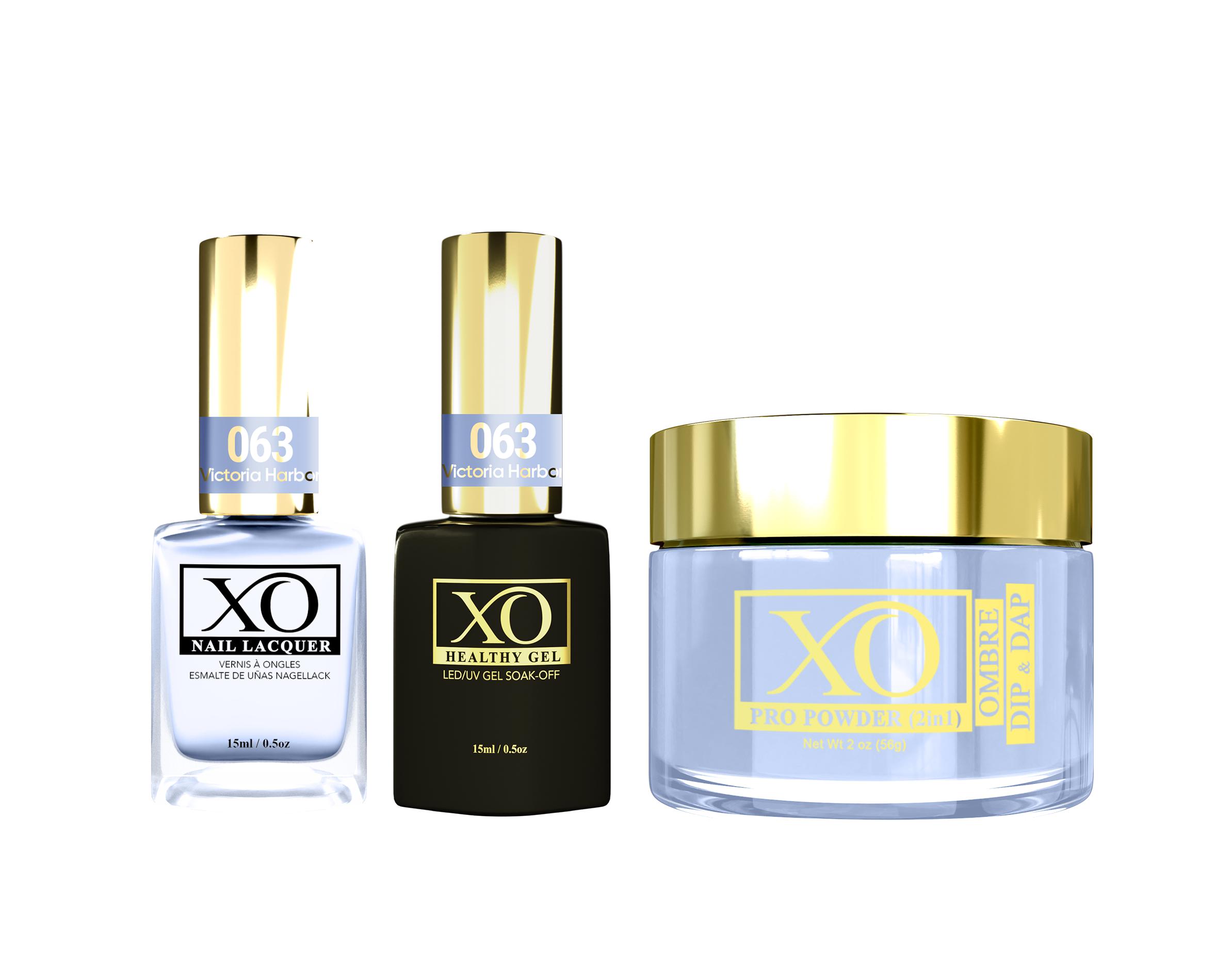 XO 4in1 (Acrylic & Dip, Gel & Lacquer) - Victoria Harbor - 063-XO- Nail Supply American Gel Polish - Phuong Ni