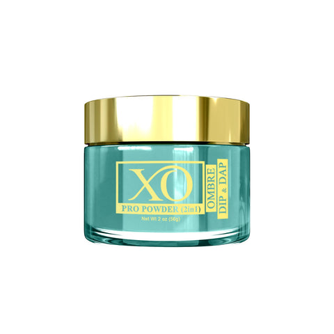 XO Acrylic & Dip Powder (Nail Powder 2in1) - Aqua Blue - 020-XO- Nail Supply American Gel Polish - Phuong Ni