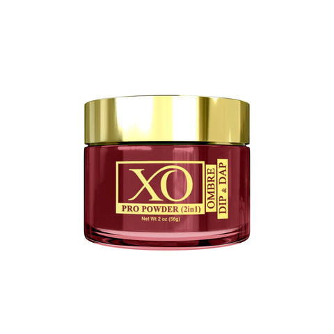 XO Acrylic & Dip Powder (Nail Powder 2in1) - Red Berry - 083-XO- Nail Supply American Gel Polish - Phuong Ni