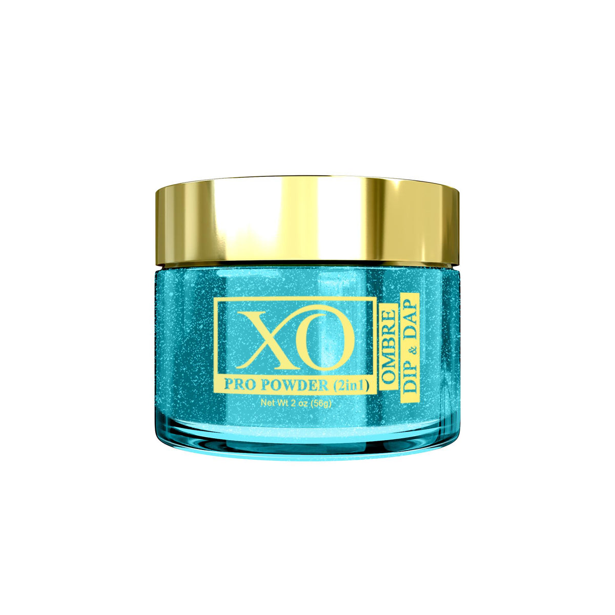 XO Acrylic & Dip Powder (Nail Powder 2in1) - Sh. Aqua - 143-XO- Nail Supply American Gel Polish - Phuong Ni