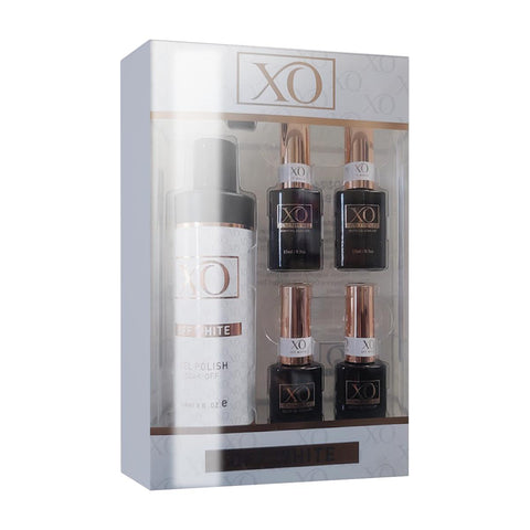 XO Essential Refill Kit (8oz/240ml) - 4 empty bottle included-Gel-XO-OFF WHITE- Nail Supply American Gel Polish - Phuong Ni