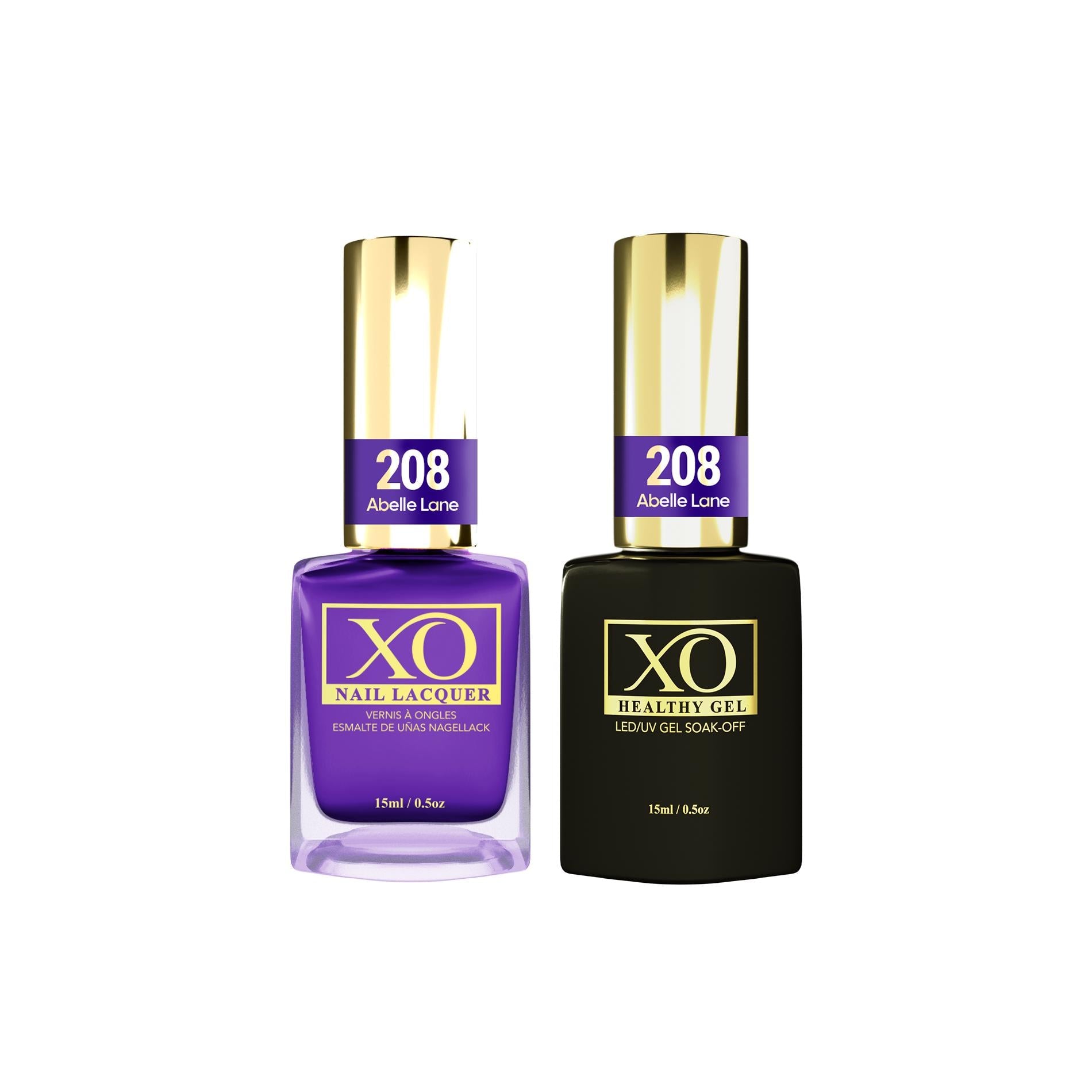 XO Gel Duo (Gel & Lacquer) - Abelle Lane - 208-XO- Nail Supply American Gel Polish - Phuong Ni