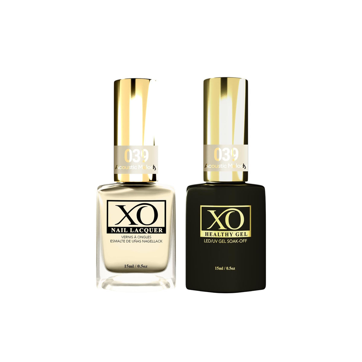 XO Gel Duo (Gel & Lacquer) - Acoustic Melody - 039-XO- Nail Supply American Gel Polish - Phuong Ni