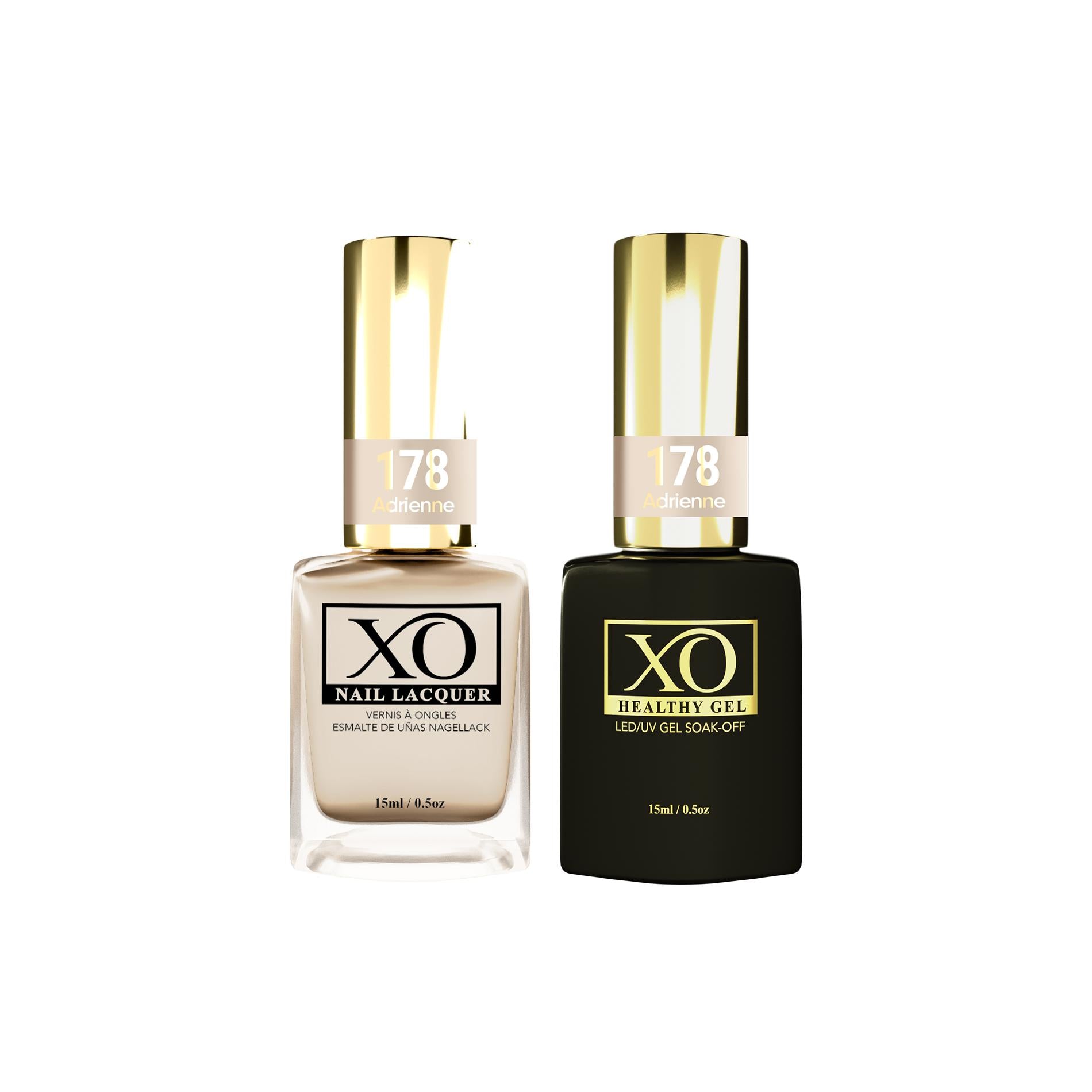 XO Gel Duo (Gel & Lacquer) - Adrienne - 178-XO- Nail Supply American Gel Polish - Phuong Ni