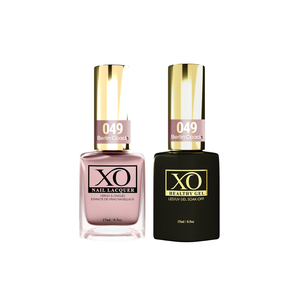 XO Gel Duo (Gel & Lacquer) - Berlin Coach - 049-XO- Nail Supply American Gel Polish - Phuong Ni