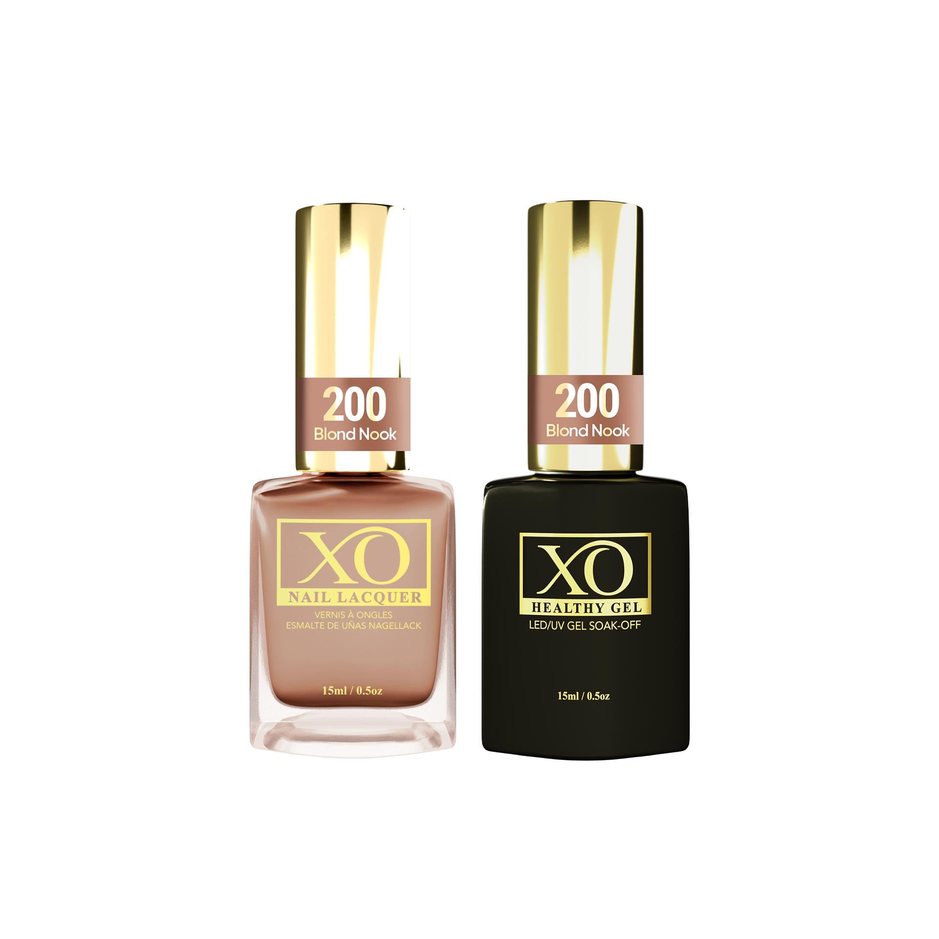 XO Gel Duo (Gel & Lacquer) - Blond Nook - 200-XO- Nail Supply American Gel Polish - Phuong Ni