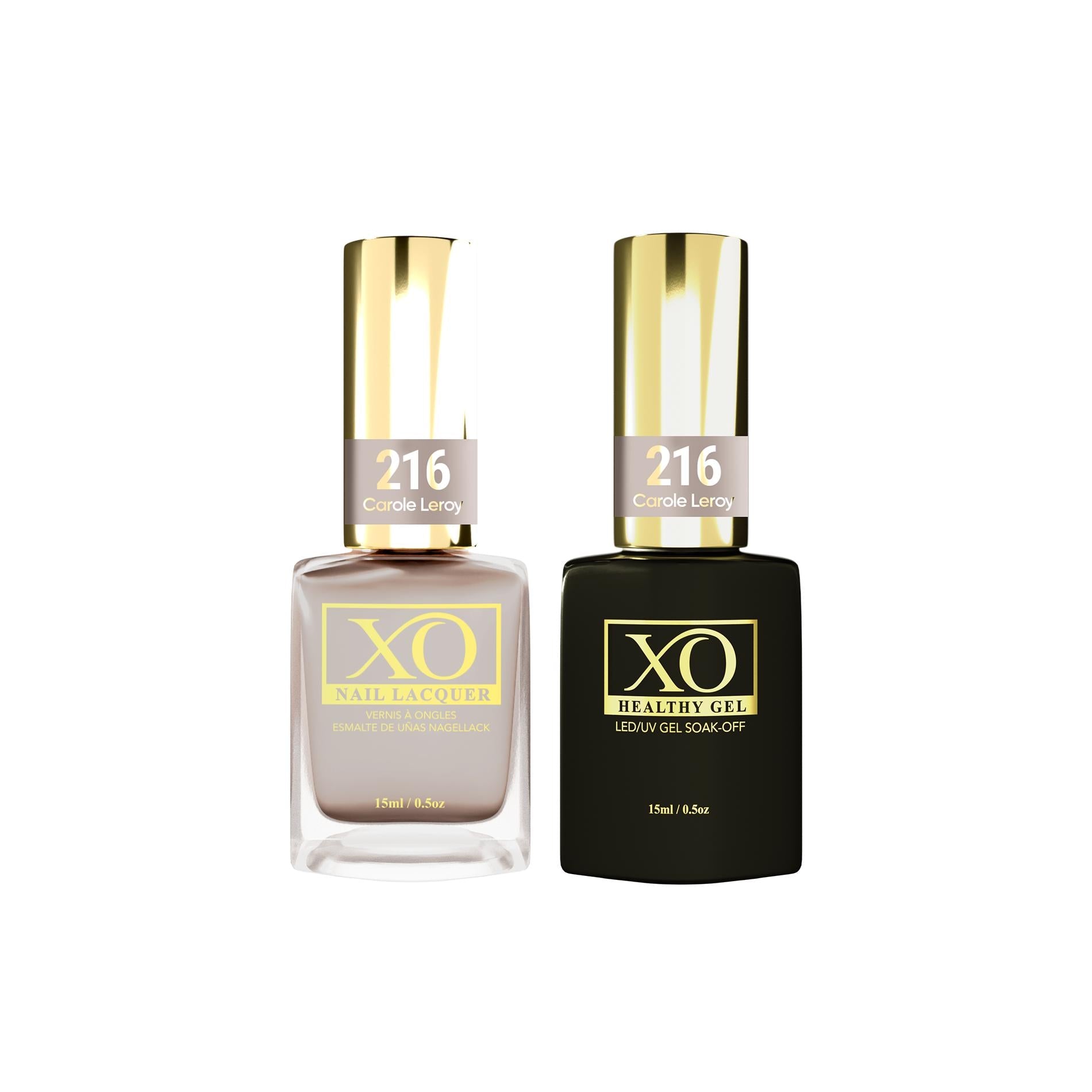 XO Gel Duo (Gel & Lacquer) - Carole Leroy - 216-XO- Nail Supply American Gel Polish - Phuong Ni