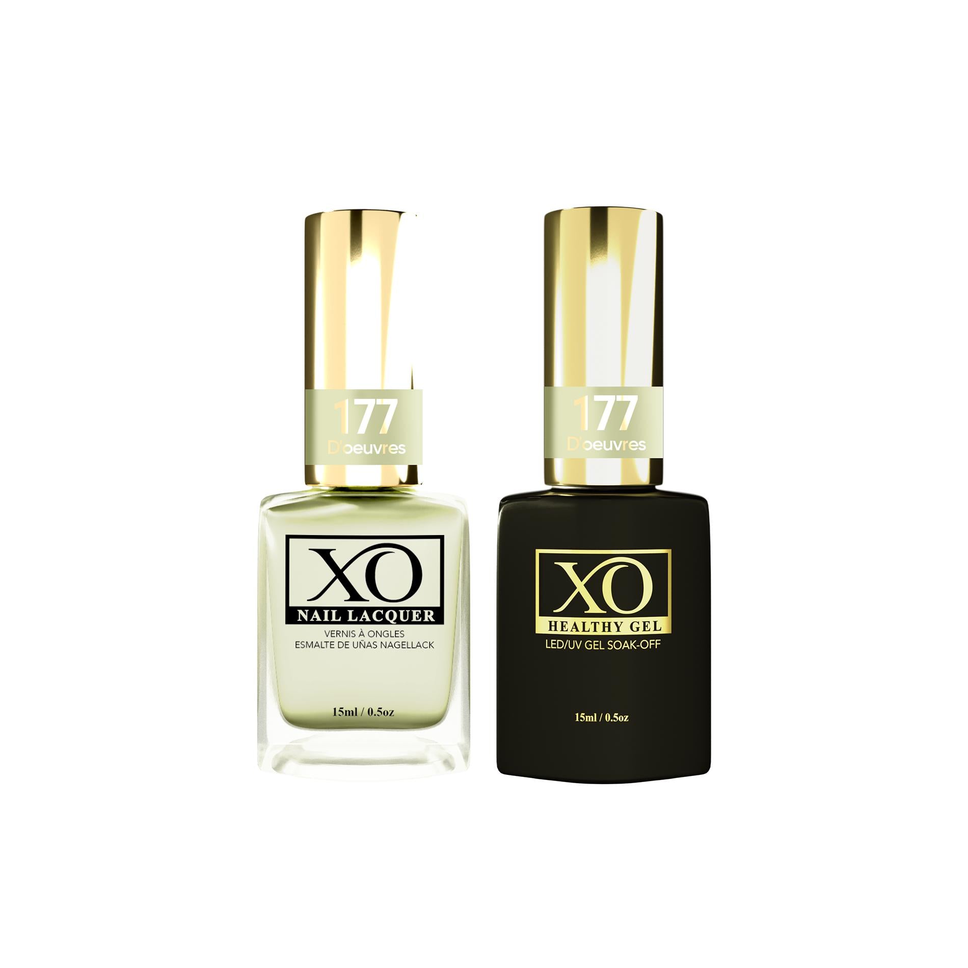 XO Gel Duo (Gel & Lacquer) - D'oeuvres - 177-XO- Nail Supply American Gel Polish - Phuong Ni