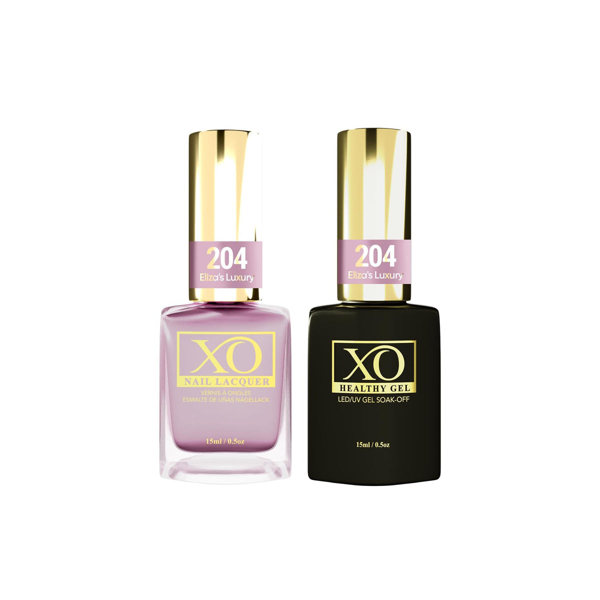 XO Gel Duo (Gel & Lacquer) - Eliza's Luxury - 204-XO- Nail Supply American Gel Polish - Phuong Ni