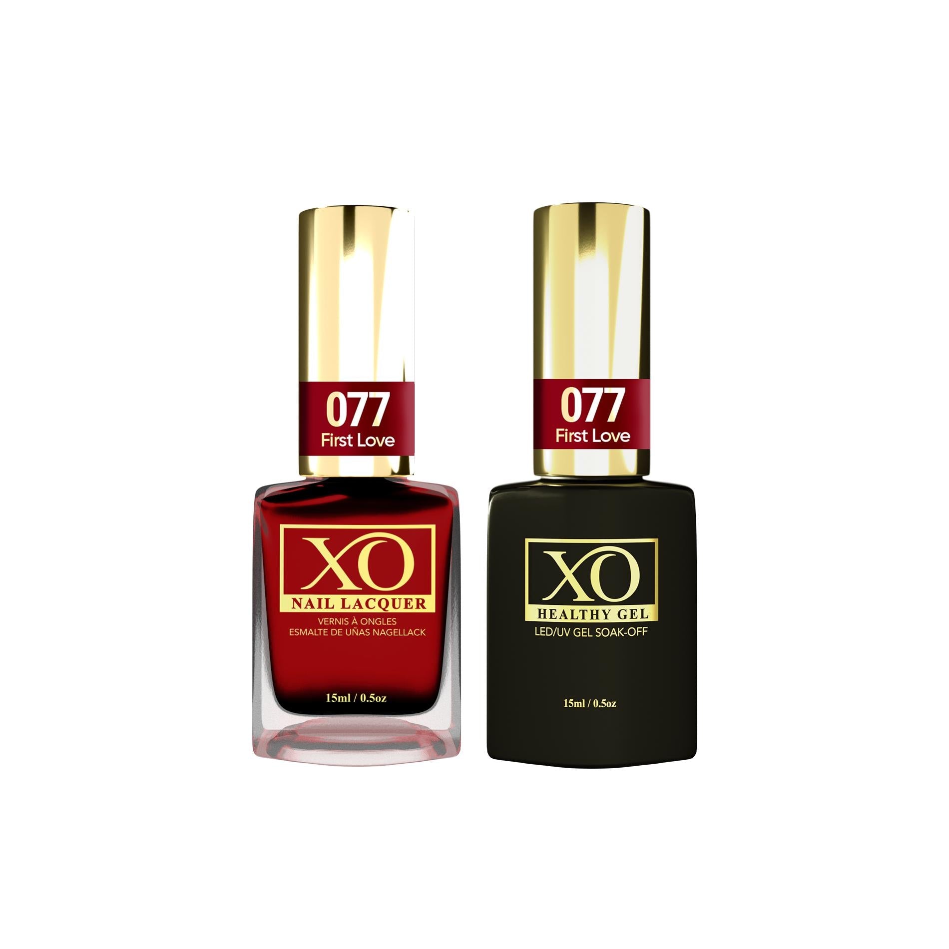 XO Gel Duo (Gel & Lacquer) - First Love - 077-XO- Nail Supply American Gel Polish - Phuong Ni