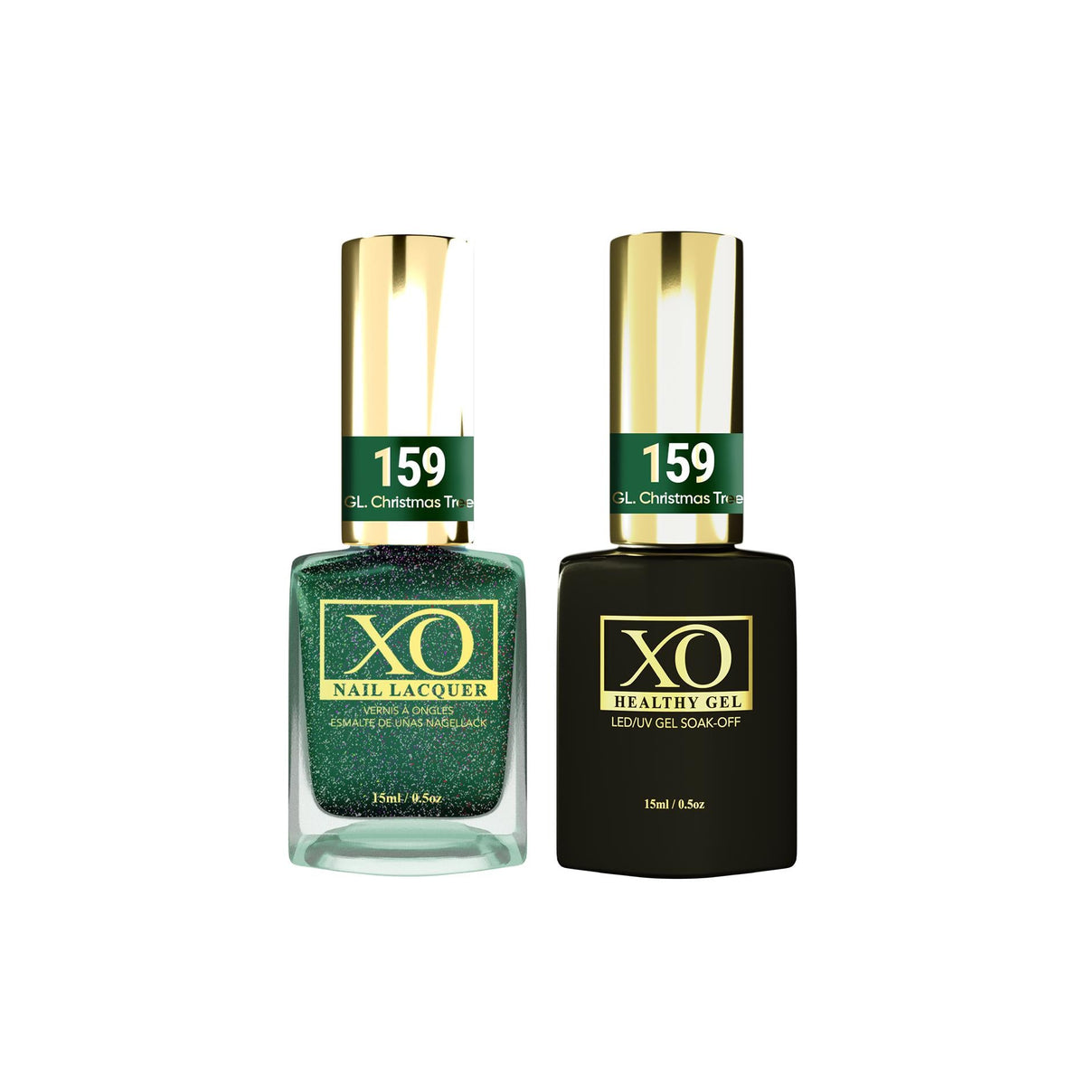 XO Gel Duo (Gel & Lacquer) - GL. Christmas Tree - 159-XO- Nail Supply American Gel Polish - Phuong Ni