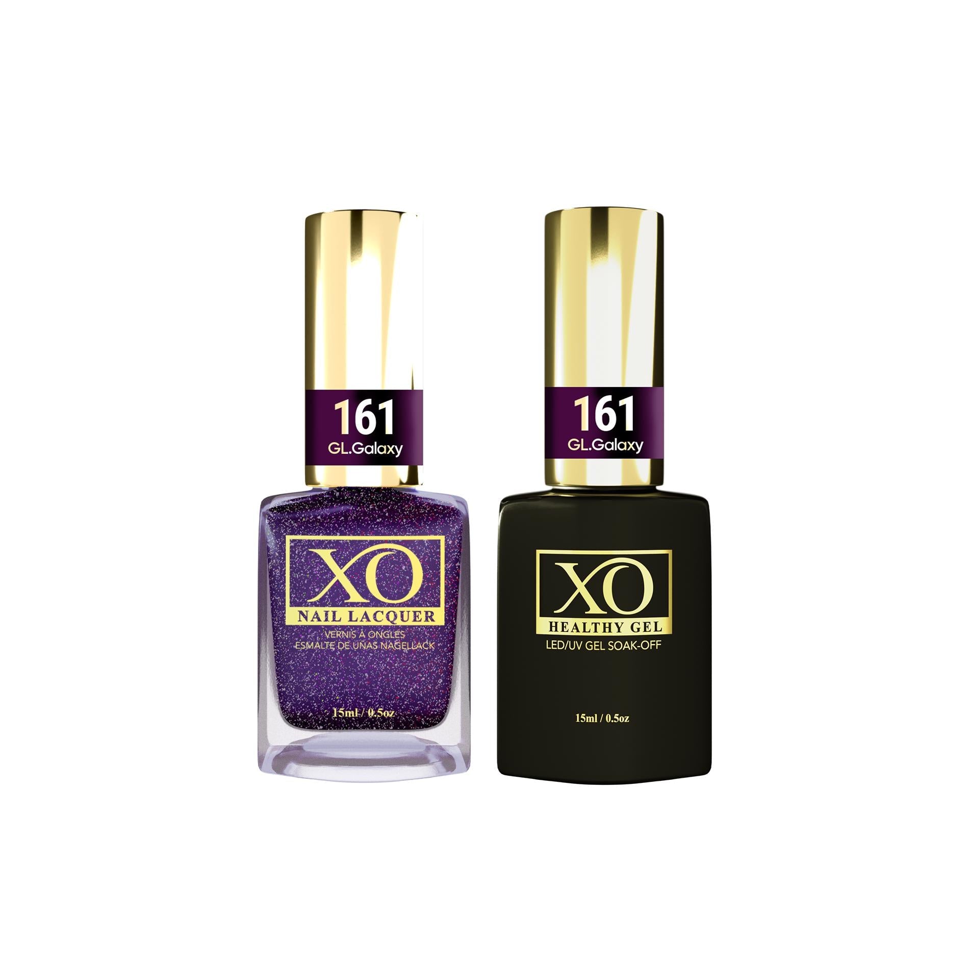 XO Gel Duo (Gel & Lacquer) - GL. Galaxy - 161-XO- Nail Supply American Gel Polish - Phuong Ni