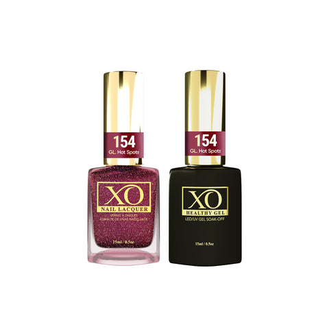 XO Gel Duo (Gel & Lacquer) - GL. Hot Spots - 154-XO- Nail Supply American Gel Polish - Phuong Ni