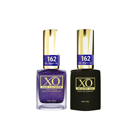 XO Gel Duo (Gel & Lacquer) - GL. Night City - 162-XO- Nail Supply American Gel Polish - Phuong Ni