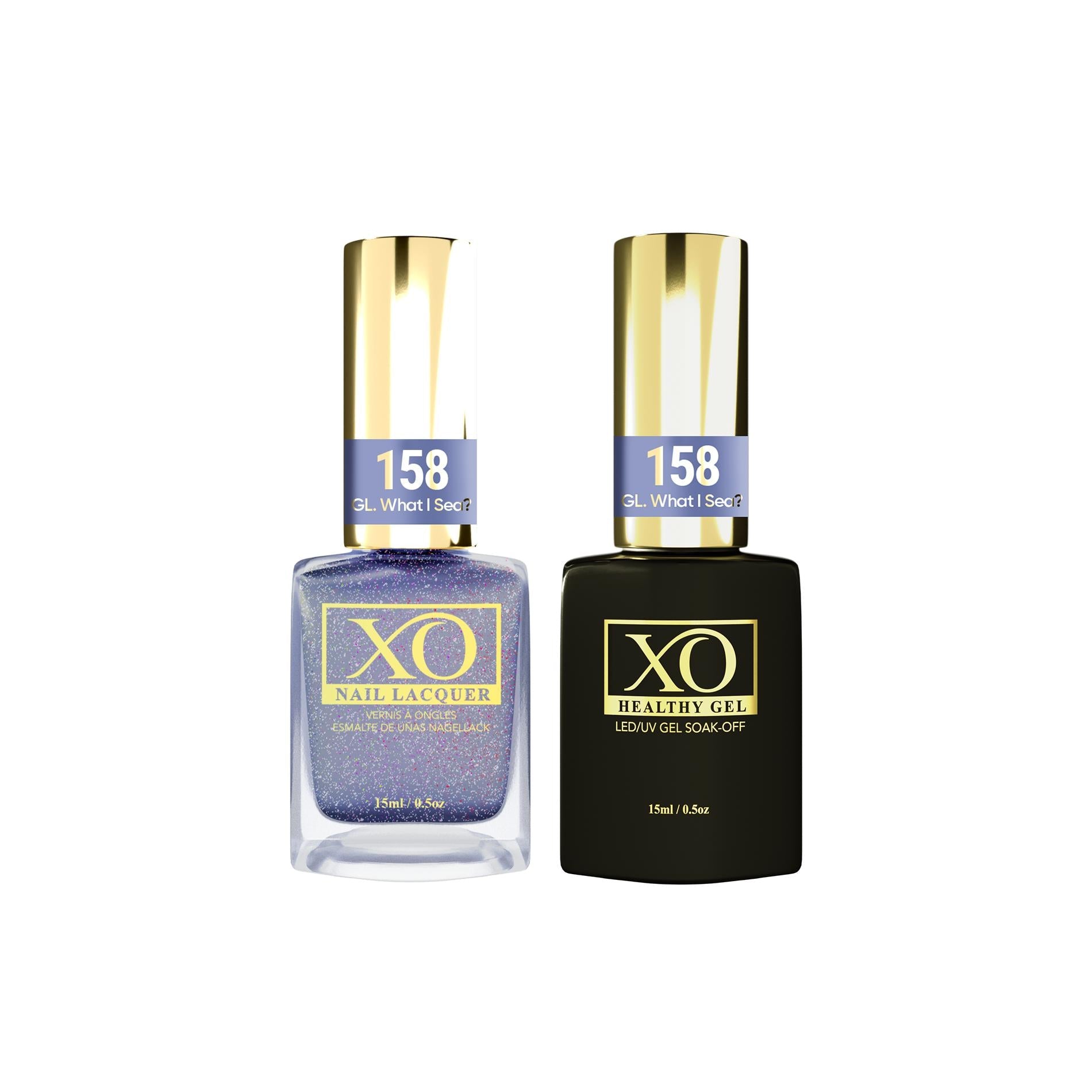 XO Gel Duo (Gel & Lacquer) - GL. What I Sea? - 158-XO- Nail Supply American Gel Polish - Phuong Ni