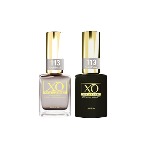 XO Gel Duo (Gel & Lacquer) - Gray Maxx - 113-XO- Nail Supply American Gel Polish - Phuong Ni