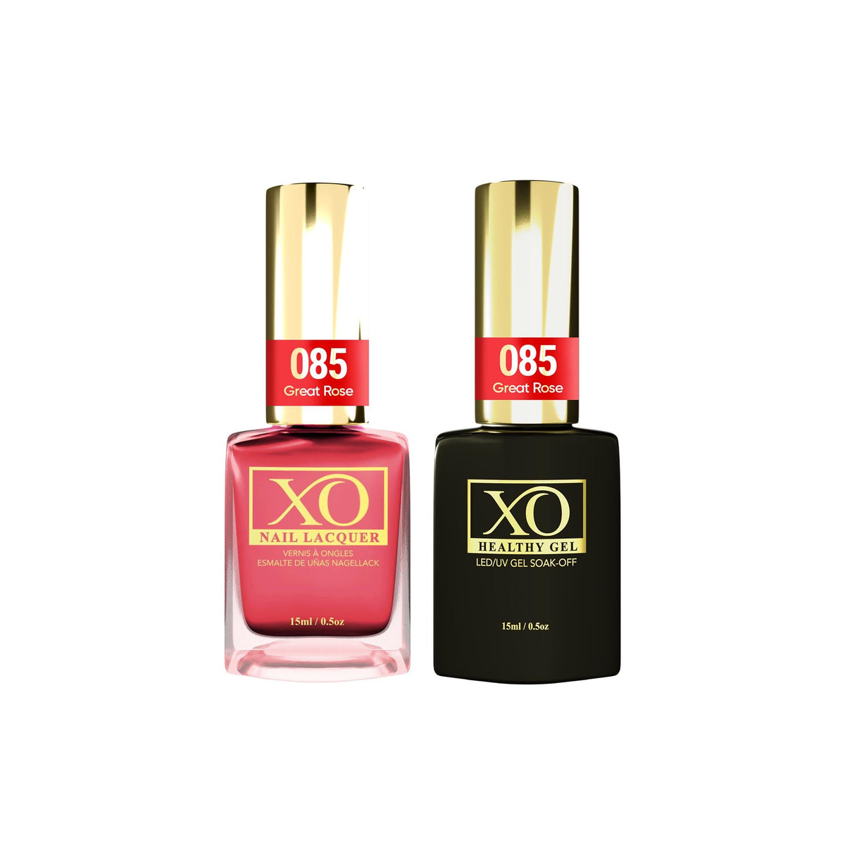 XO Gel Duo (Gel & Lacquer) - Great Rose - 085-XO- Nail Supply American Gel Polish - Phuong Ni