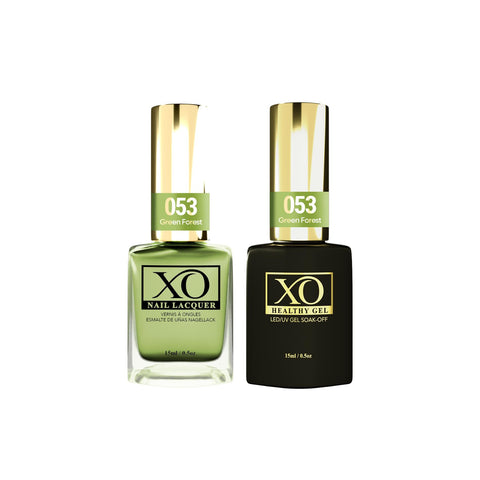 XO Gel Duo (Gel & Lacquer) - Green Forest - 053-XO- Nail Supply American Gel Polish - Phuong Ni