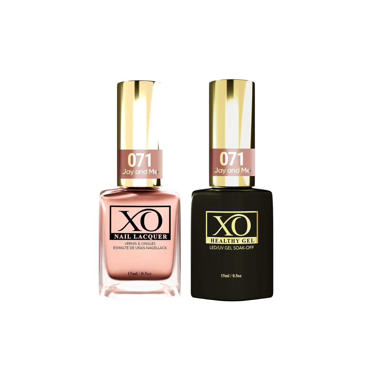 XO Gel Duo (Gel & Lacquer) - Jay and Me - 071-XO- Nail Supply American Gel Polish - Phuong Ni