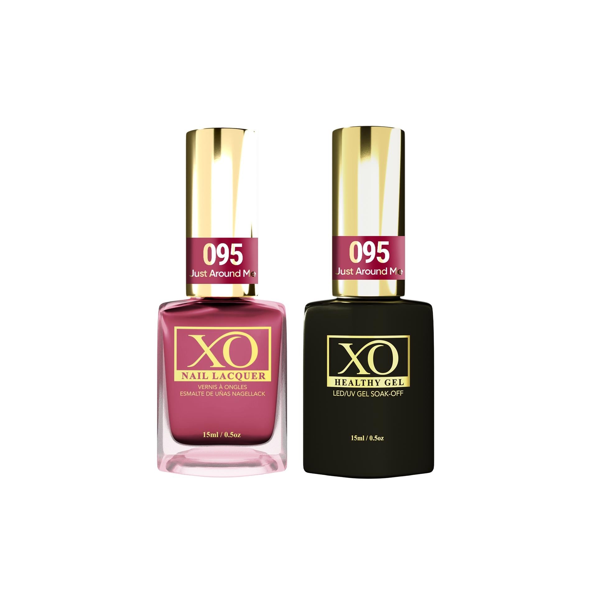 XO Gel Duo (Gel & Lacquer) -Just Around Me - 095-XO- Nail Supply American Gel Polish - Phuong Ni