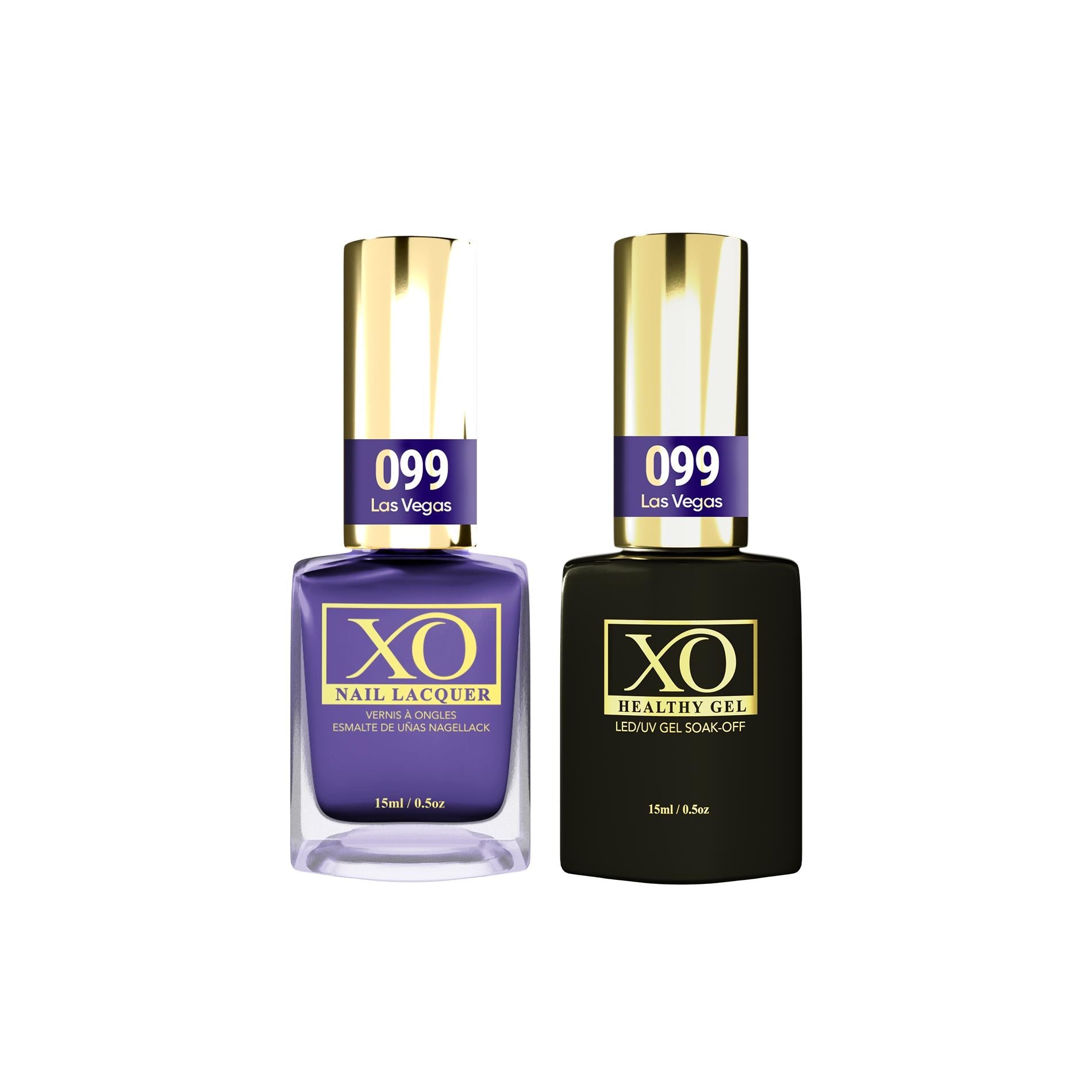 XO Gel Duo (Gel & Lacquer) - Las Vegas - 099-XO- Nail Supply American Gel Polish - Phuong Ni