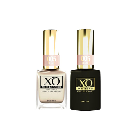 XO Gel Duo (Gel & Lacquer) - Lil Lips - 005-XO- Nail Supply American Gel Polish - Phuong Ni