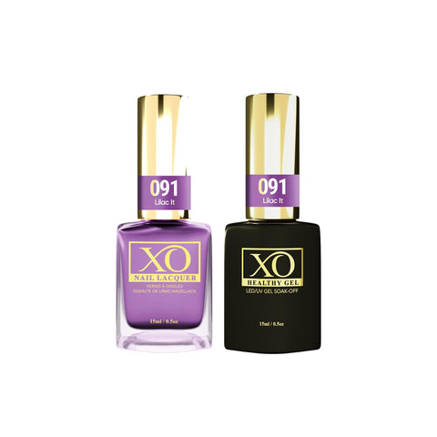 XO Gel Duo (Gel & Lacquer) - Lilac It - 091-XO- Nail Supply American Gel Polish - Phuong Ni