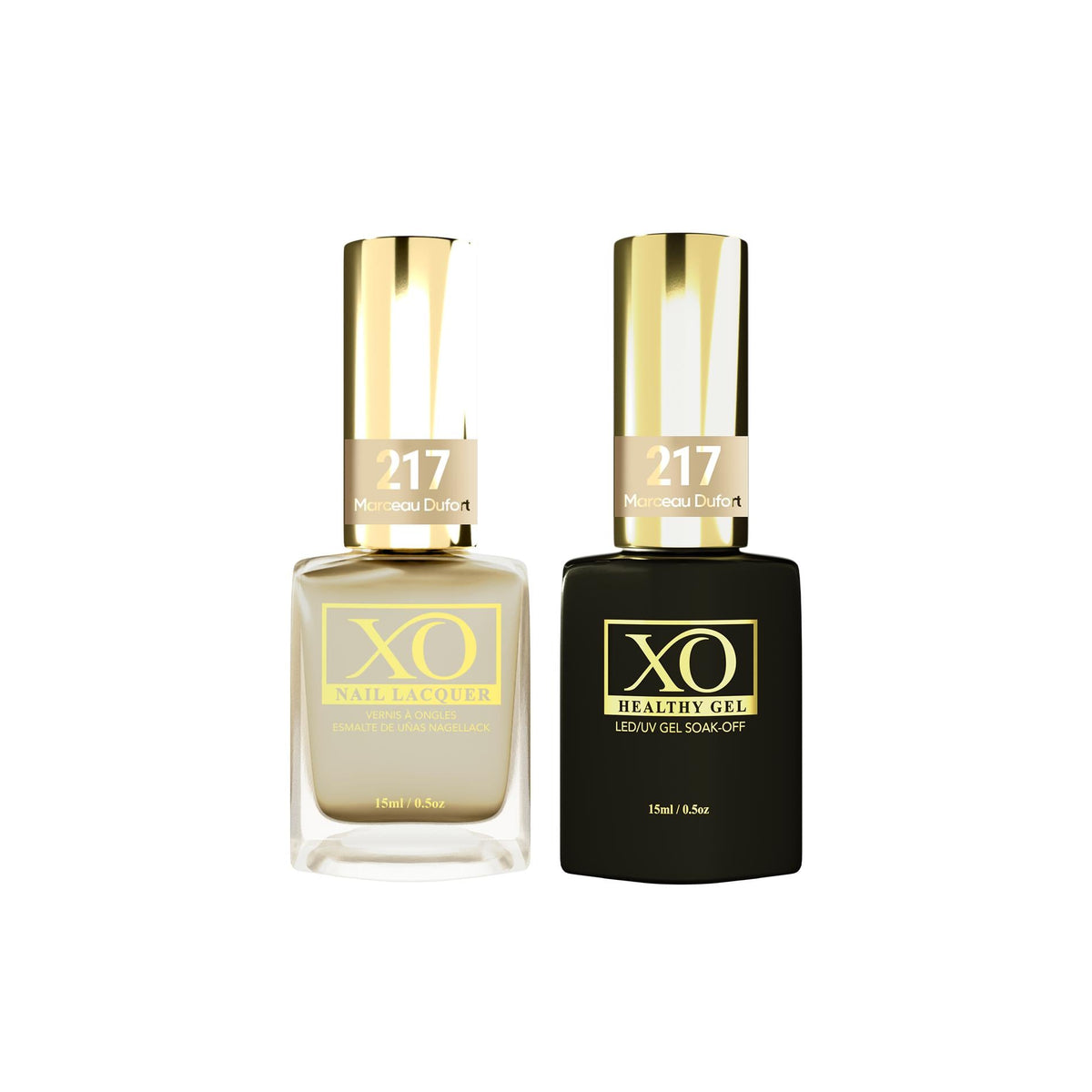 XO Gel Duo (Gel & Lacquer) - Marceau Dufort - 217-XO- Nail Supply American Gel Polish - Phuong Ni