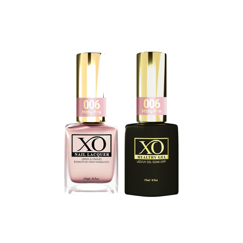 XO Gel Duo (Gel & Lacquer) - Misthy Pink - 006-XO- Nail Supply American Gel Polish - Phuong Ni