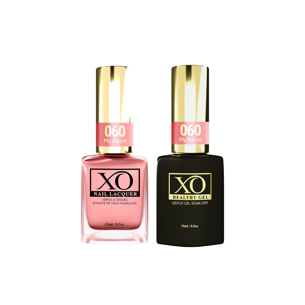 XO Gel Duo (Gel & Lacquer) - My Azura - 060-XO- Nail Supply American Gel Polish - Phuong Ni