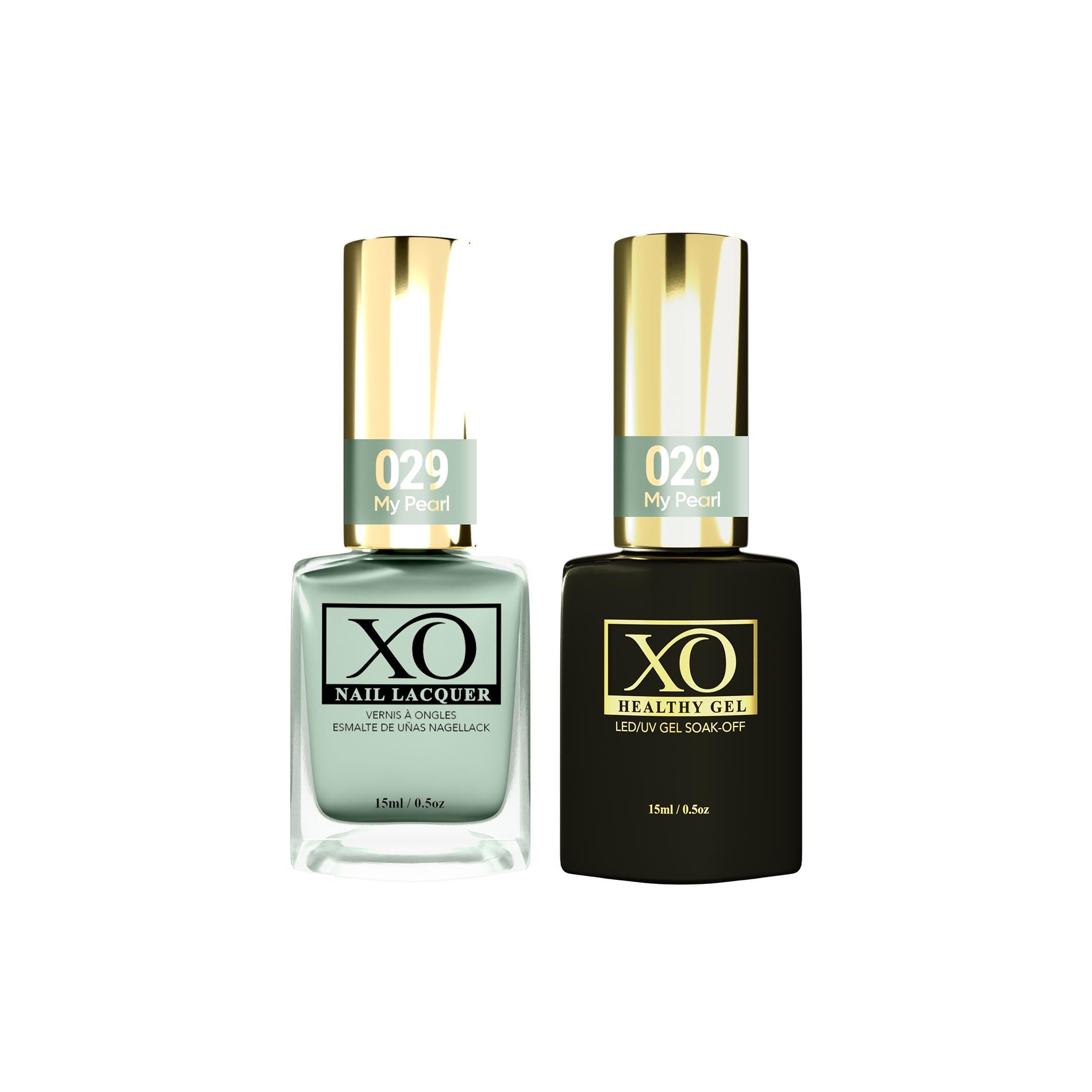 XO Gel Duo (Gel & Lacquer) - My Pearl - 029-XO- Nail Supply American Gel Polish - Phuong Ni