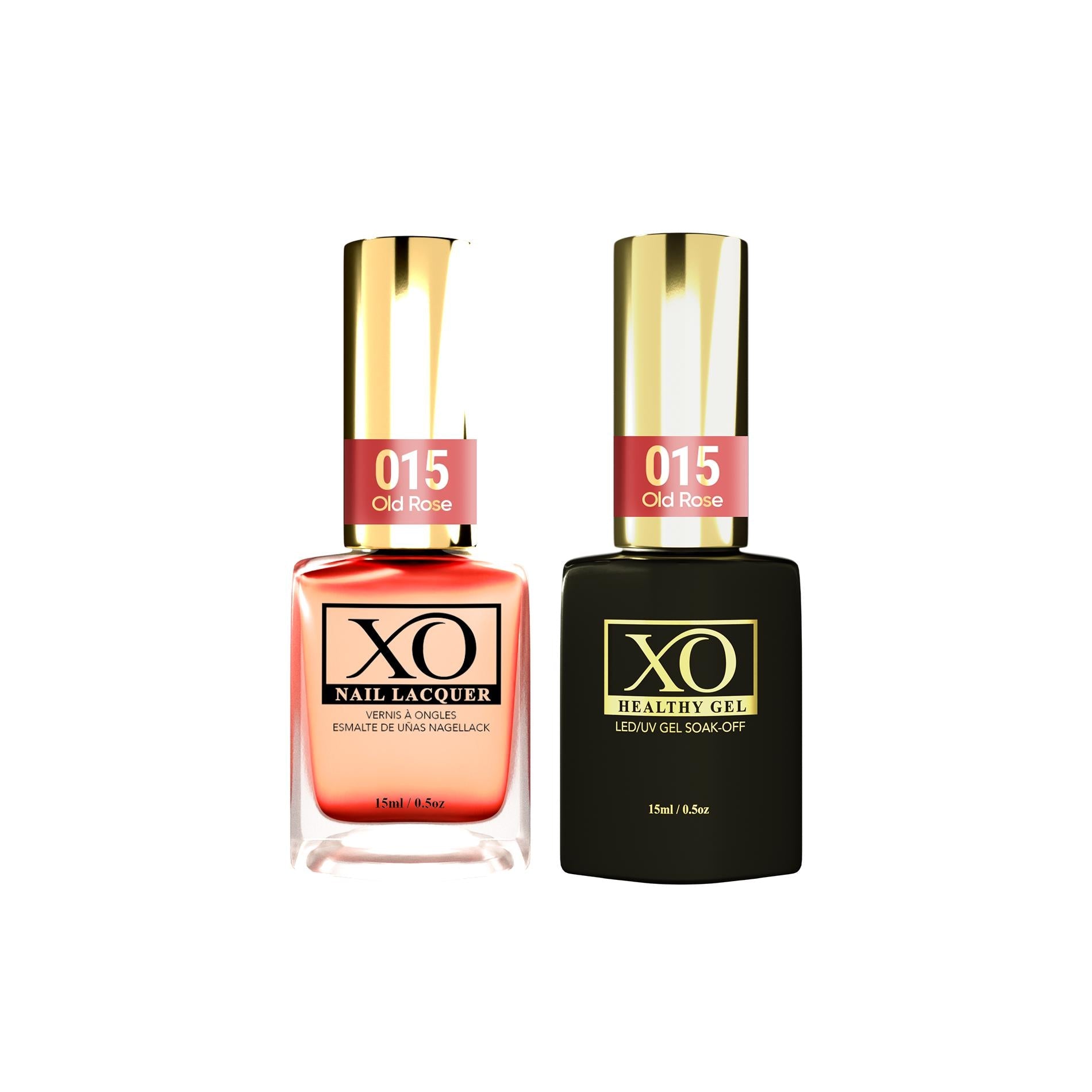 XO Gel Duo (Gel & Lacquer) - Oldrose - 015-XO- Nail Supply American Gel Polish - Phuong Ni