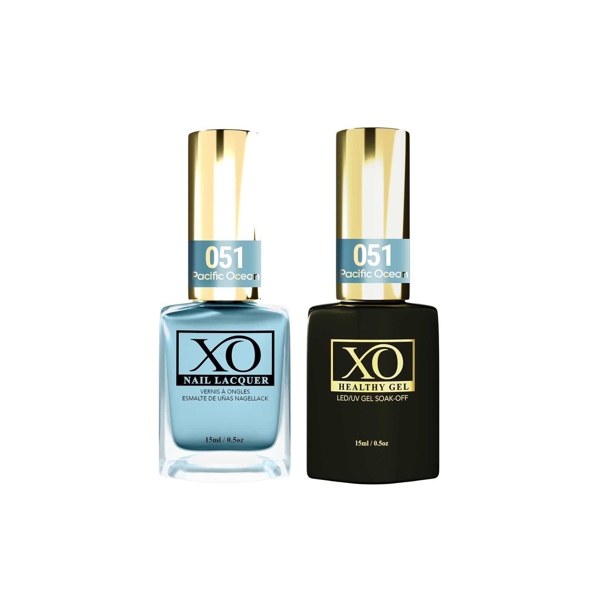 XO Gel Duo (Gel & Lacquer) - Pacific Ocean - 051-XO- Nail Supply American Gel Polish - Phuong Ni