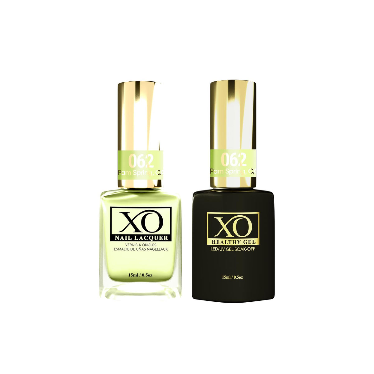 XO Gel Duo (Gel & Lacquer) - Pam Spring, CA - 062-XO- Nail Supply American Gel Polish - Phuong Ni