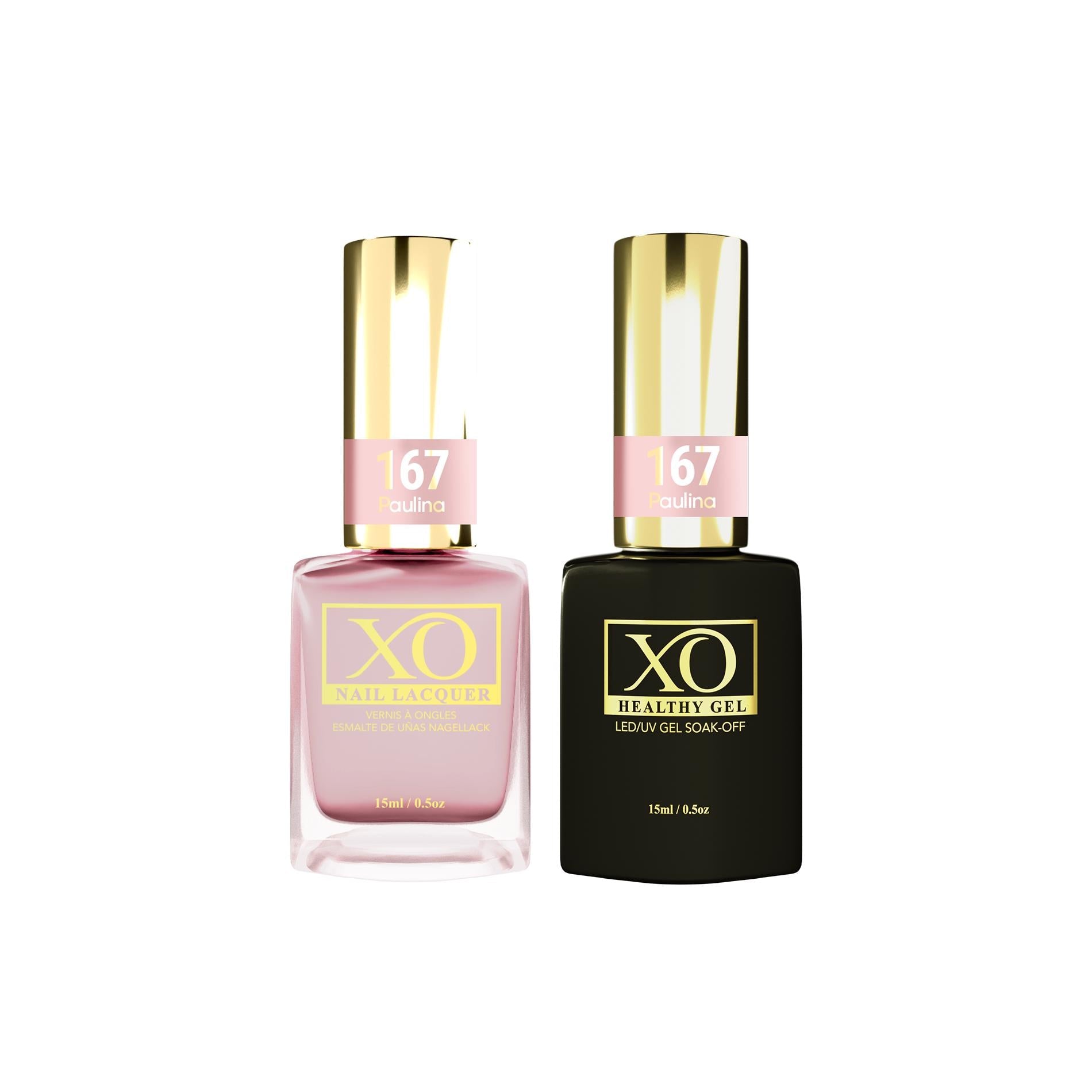 XO Gel Duo (Gel & Lacquer) - Paulina - 167-XO- Nail Supply American Gel Polish - Phuong Ni