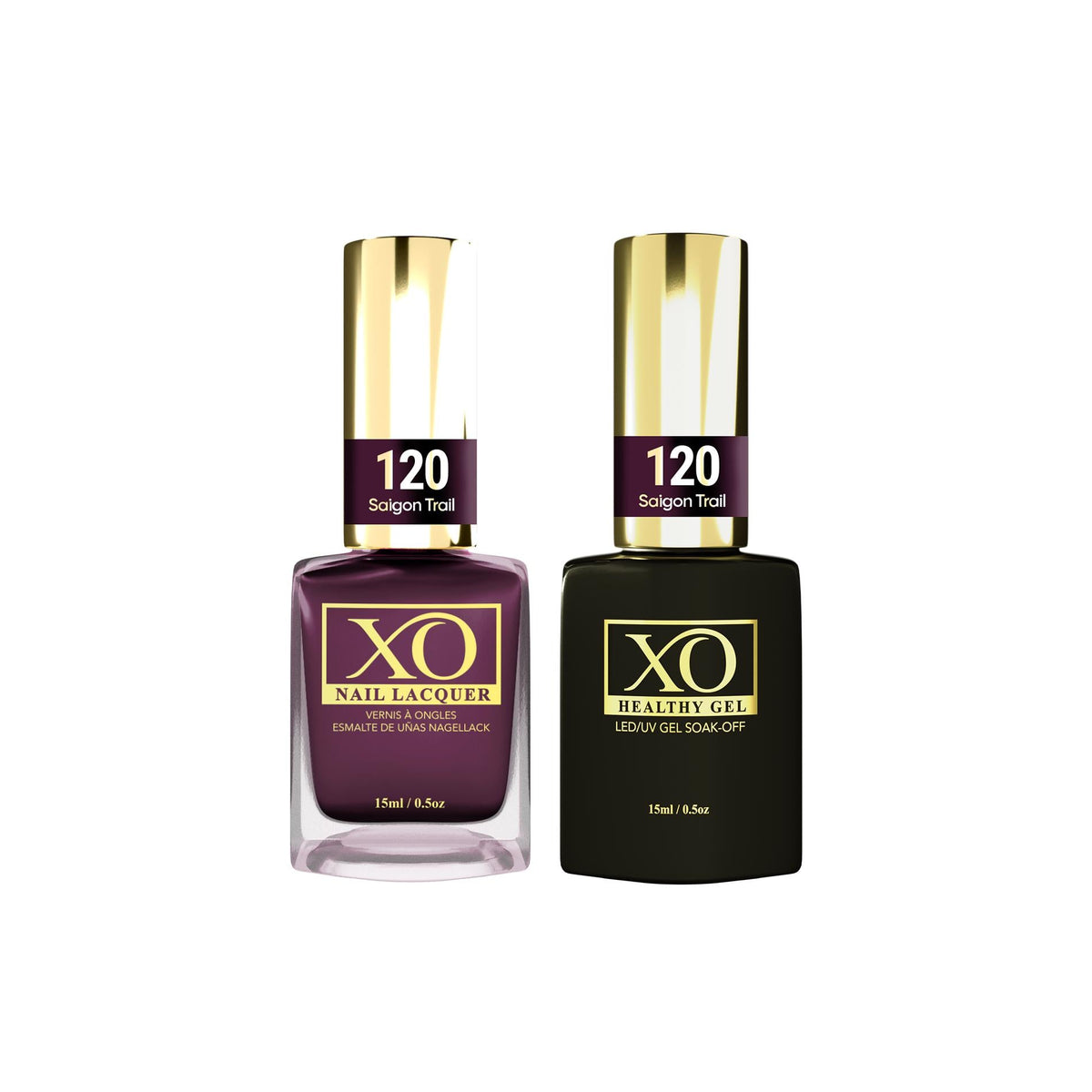 XO Gel Duo (Gel & Lacquer) - Saigon Trail - 120-XO- Nail Supply American Gel Polish - Phuong Ni