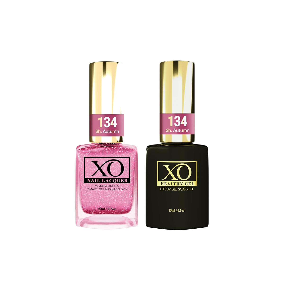 XO Gel Duo (Gel & Lacquer) - Sh. Autumn - 134-XO- Nail Supply American Gel Polish - Phuong Ni