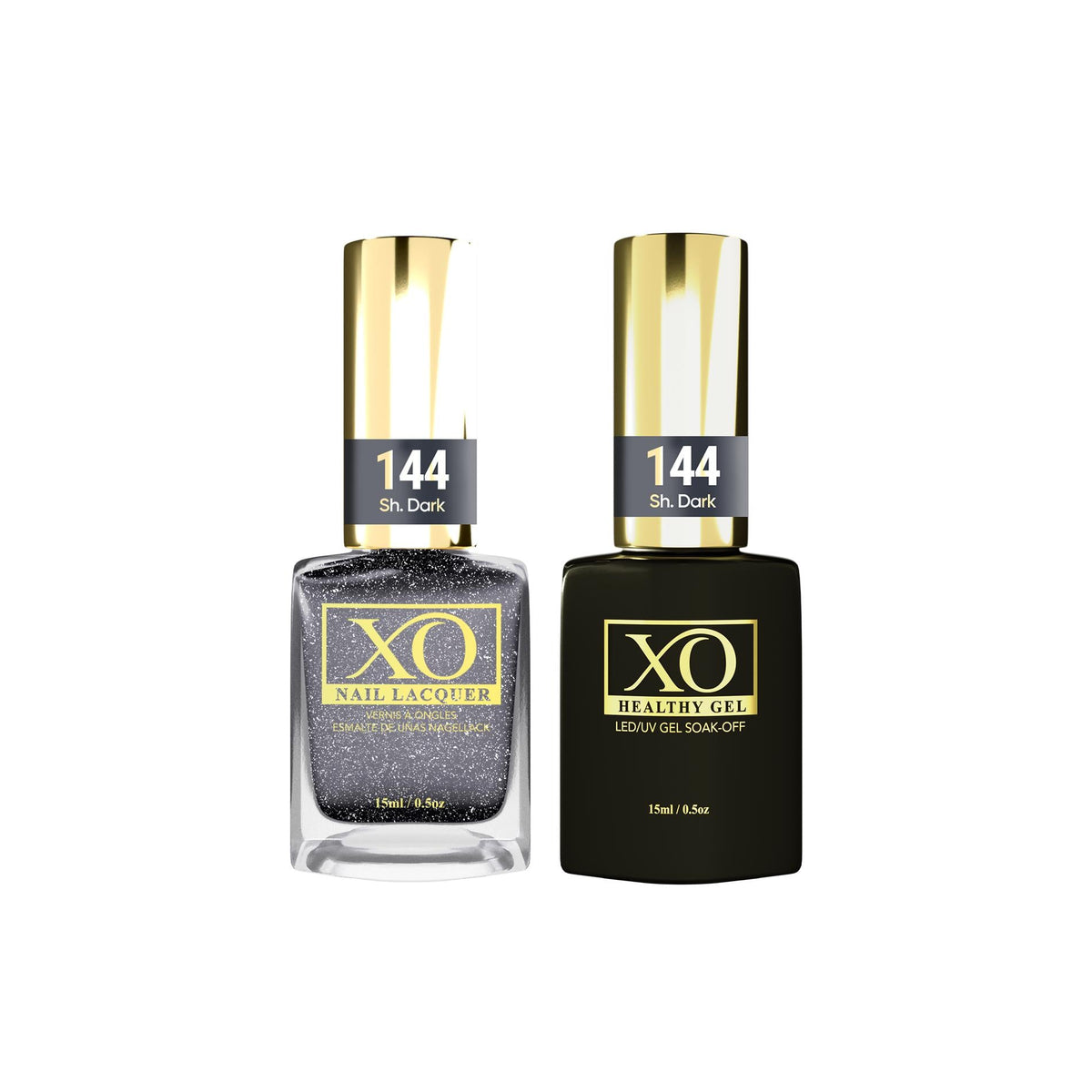 XO Gel Duo (Gel & Lacquer) - Sh. Dark - 144-XO- Nail Supply American Gel Polish - Phuong Ni