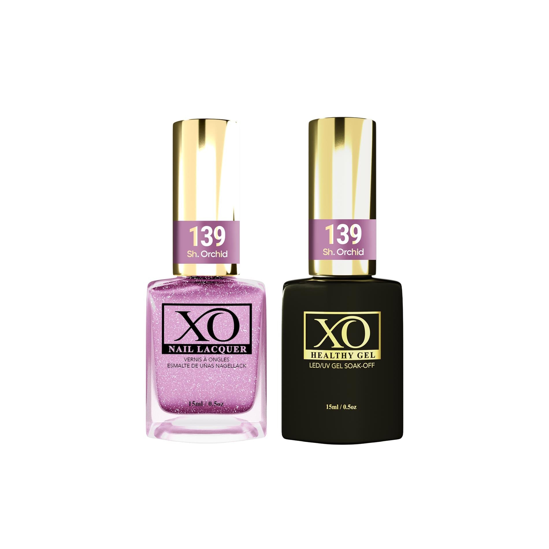 XO Gel Duo (Gel & Lacquer) - Sh. Orchid - 139-XO- Nail Supply American Gel Polish - Phuong Ni