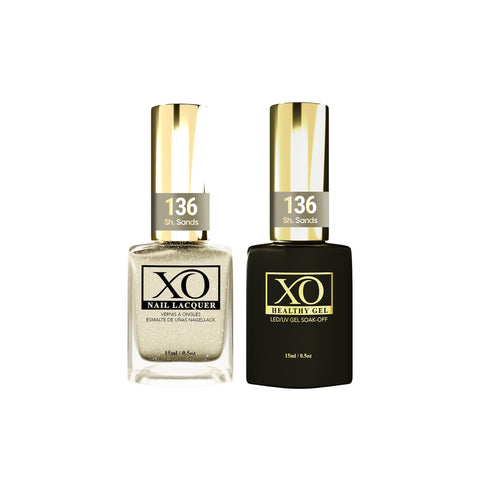 XO Gel Duo (Gel & Lacquer) - Sh. Sands - 136-XO- Nail Supply American Gel Polish - Phuong Ni