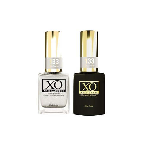 XO Gel Duo (Gel & Lacquer) - Sh. Snow - 133-XO- Nail Supply American Gel Polish - Phuong Ni