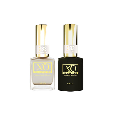 XO Gel Duo (Gel & Lacquer) - Simply White - 233-XO- Nail Supply American Gel Polish - Phuong Ni