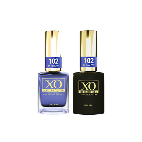 XO Gel Duo (Gel & Lacquer) - St Paul, W - 102-XO- Nail Supply American Gel Polish - Phuong Ni