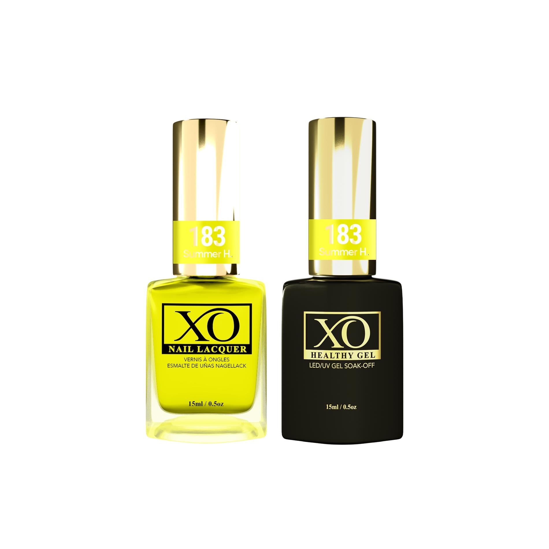 XO Gel Duo (Gel & Lacquer) - Summer H. - 183-XO- Nail Supply American Gel Polish - Phuong Ni