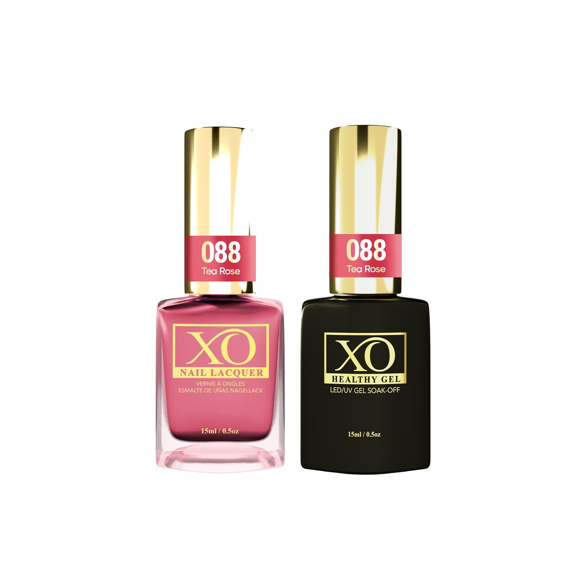 XO Gel Duo (Gel & Lacquer) - Tea Rose - 088-XO- Nail Supply American Gel Polish - Phuong Ni