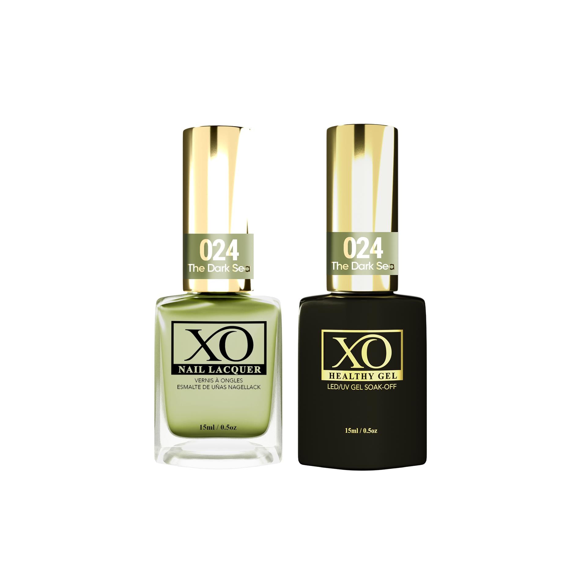 XO Gel Duo (Gel & Lacquer) - The Dark Sea - 024-XO- Nail Supply American Gel Polish - Phuong Ni