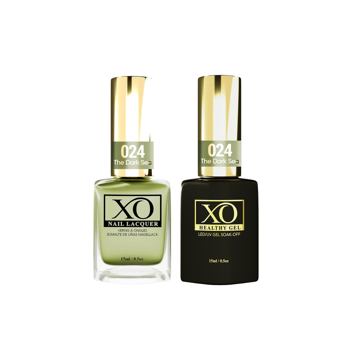 XO Gel Duo (Gel & Lacquer) - The Dark Sea - 024-XO- Nail Supply American Gel Polish - Phuong Ni